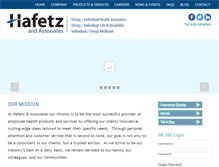 Tablet Screenshot of hafetzandassociates.com